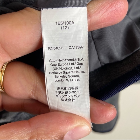 GAP Grey And Blue Two Button Blazer 12 - Picture 4 of 9